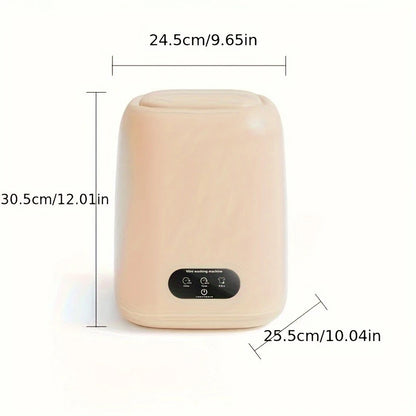 Fully Automatic Portable Mini Washer with Spin-Dry Function (220V) for Underwear and Children's Clothing
