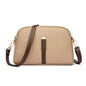 Women's genuine leather handbag with flap, luxurious, messenger style, crossbody