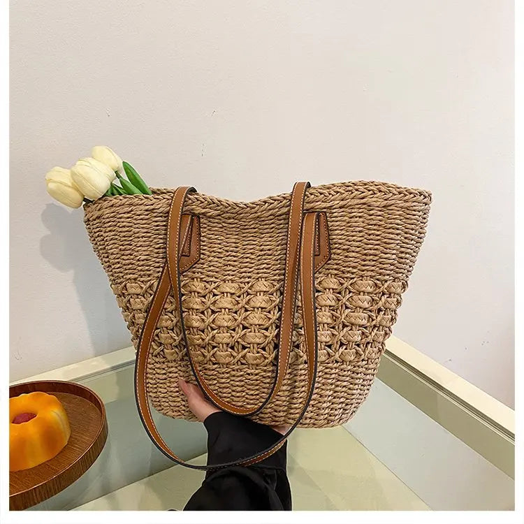 Classic women's handbag, crafted from premium leather with an elegant finish