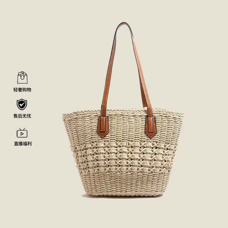Classic women's handbag, crafted from premium leather with an elegant finish