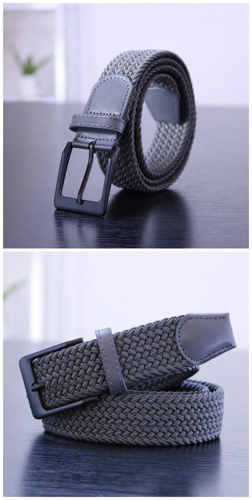 Men's canvas belts, tactical military style, with metal buckle
