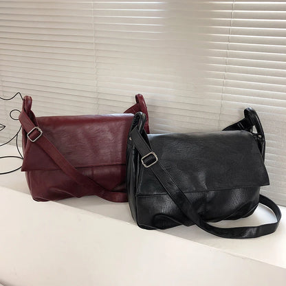 Large women's leather handbag