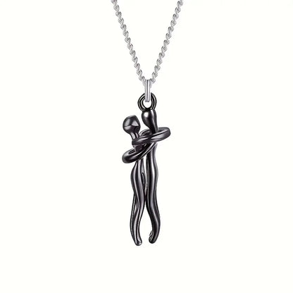 Love Symbol Hug Pendant Necklace – Sophisticated and Elegant