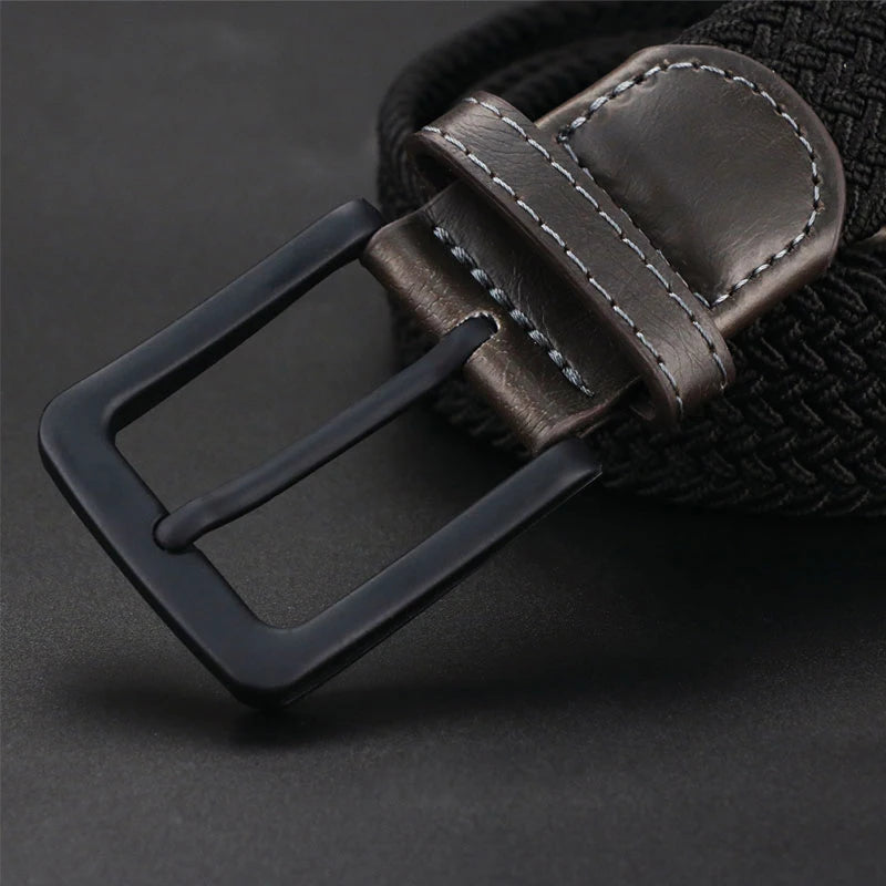 Men's canvas belts, tactical military style, with metal buckle