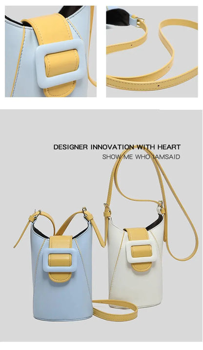 Women's handbag in premium leather, with an elegant vintage style
