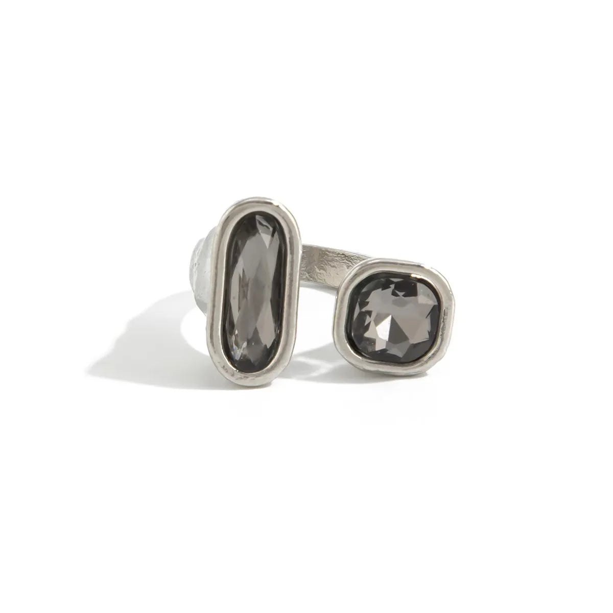 Minimalist Geometric Adjustable Open Ring