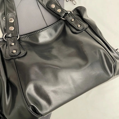 Stylish, large-capacity retro women's shoulder/crossbody bag
