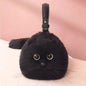 Women's messenger-style shoulder bag, small, versatile, handmade with a kitten print