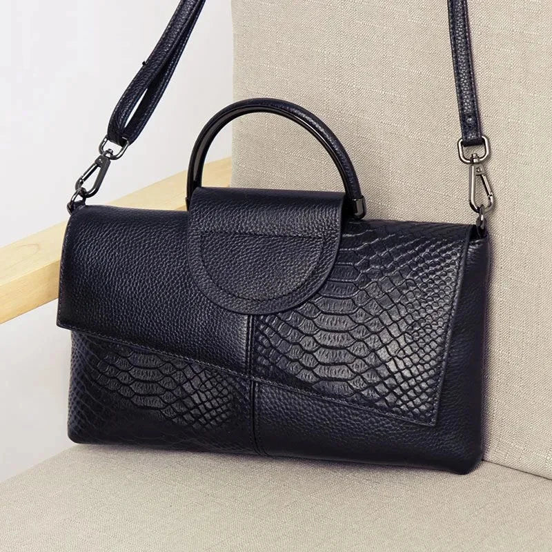 High-Quality Soft Leather Women's Bag (Crossbody/Shoulder/Handheld) – Modern and Sophisticated Design