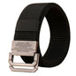 Elegant, casual, tactical men's belt in nylon fabric, military style, to wear with jeans
