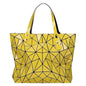 Women's beach-style holographic shoulder bag in various colors.