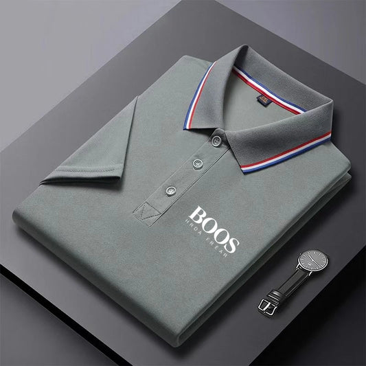 Men's short-sleeved polo shirt, casual and comfortable