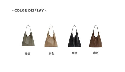 Women's High-Quality leather tote bag, vintage style, model 2025