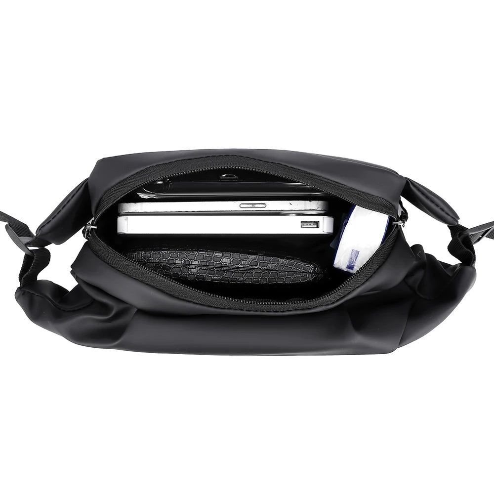 Modern men's shoulder bag and crossbody bag with ample capacity