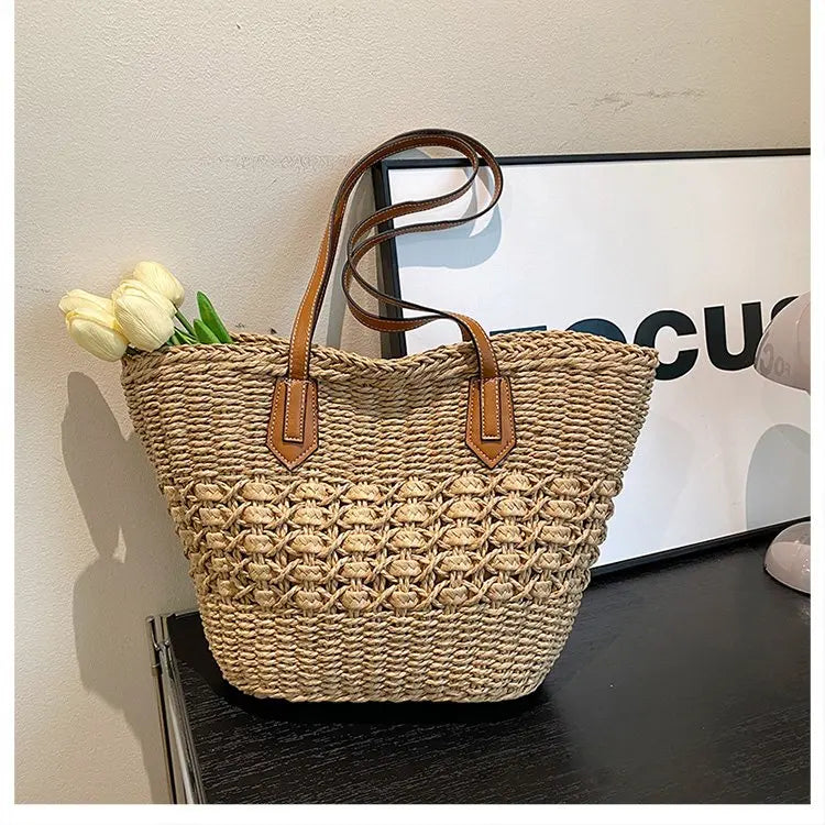 Classic women's handbag, crafted from premium leather with an elegant finish