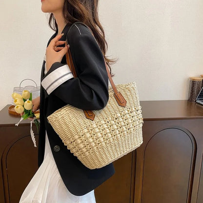 Classic women's handbag, crafted from premium leather with an elegant finish