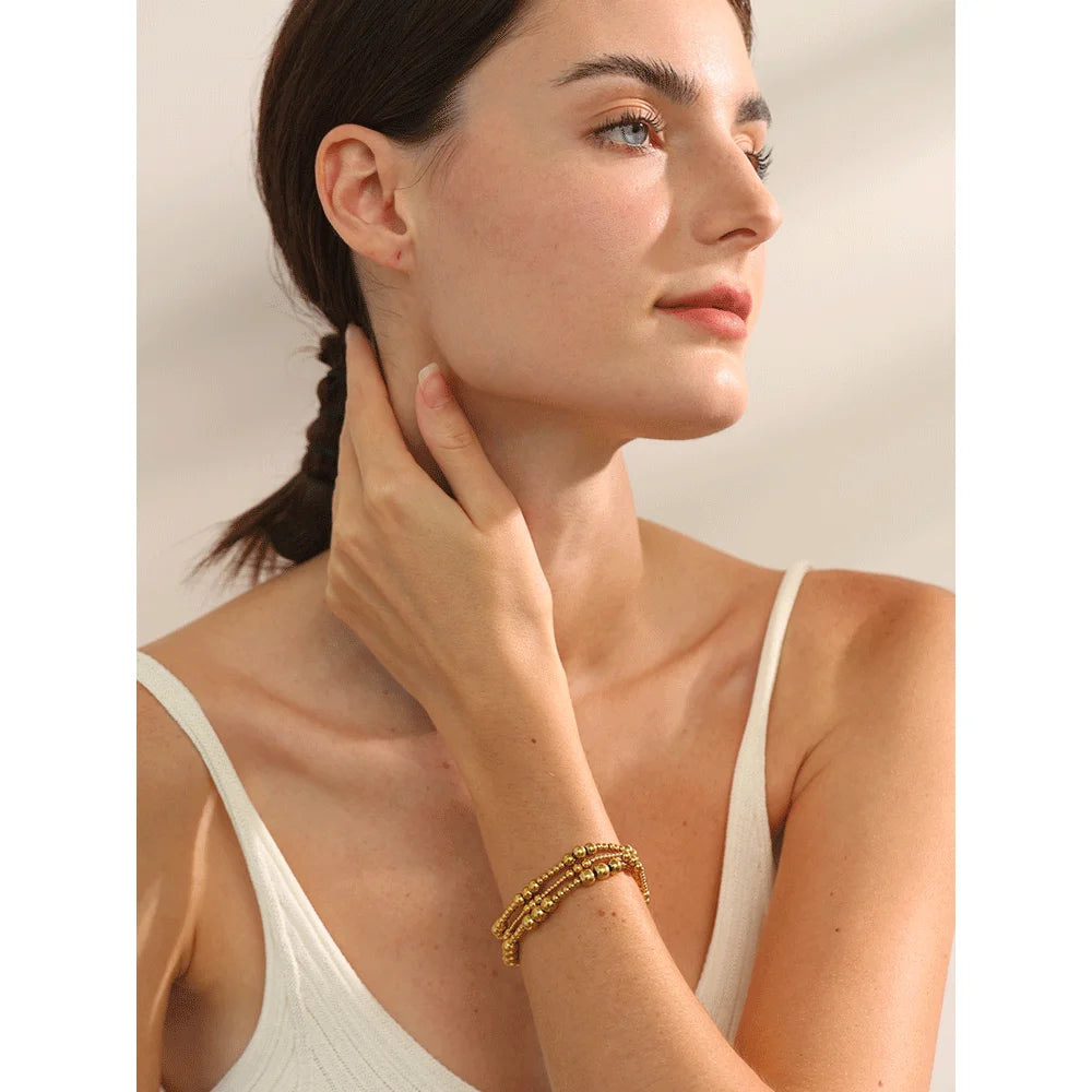 Stainless Steel Bracelet – Handmade, Water-Resistant