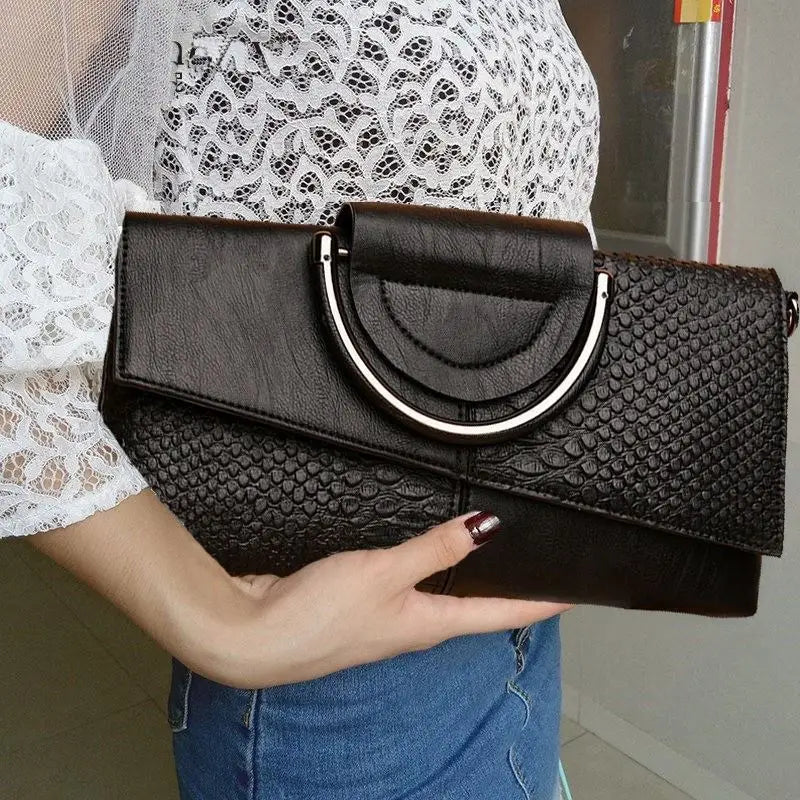 High-Quality Soft Leather Women's Bag (Crossbody/Shoulder/Handheld) – Modern and Sophisticated Design