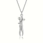 Love Symbol Hug Pendant Necklace – Sophisticated and Elegant