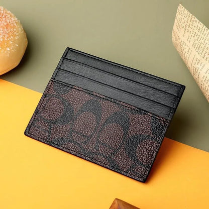 Small women's card holder wallets with an elegant design.