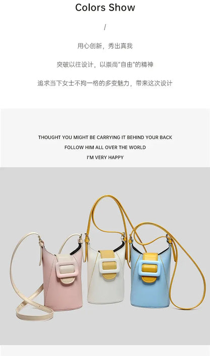 Women's handbag in premium leather, with an elegant vintage style