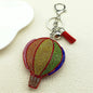 Ladybug keychain with a beautiful and charming crystal pendant