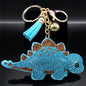 Ladybug keychain with a beautiful and charming crystal pendant