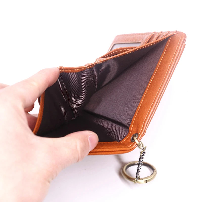 Retro leather women's wallet