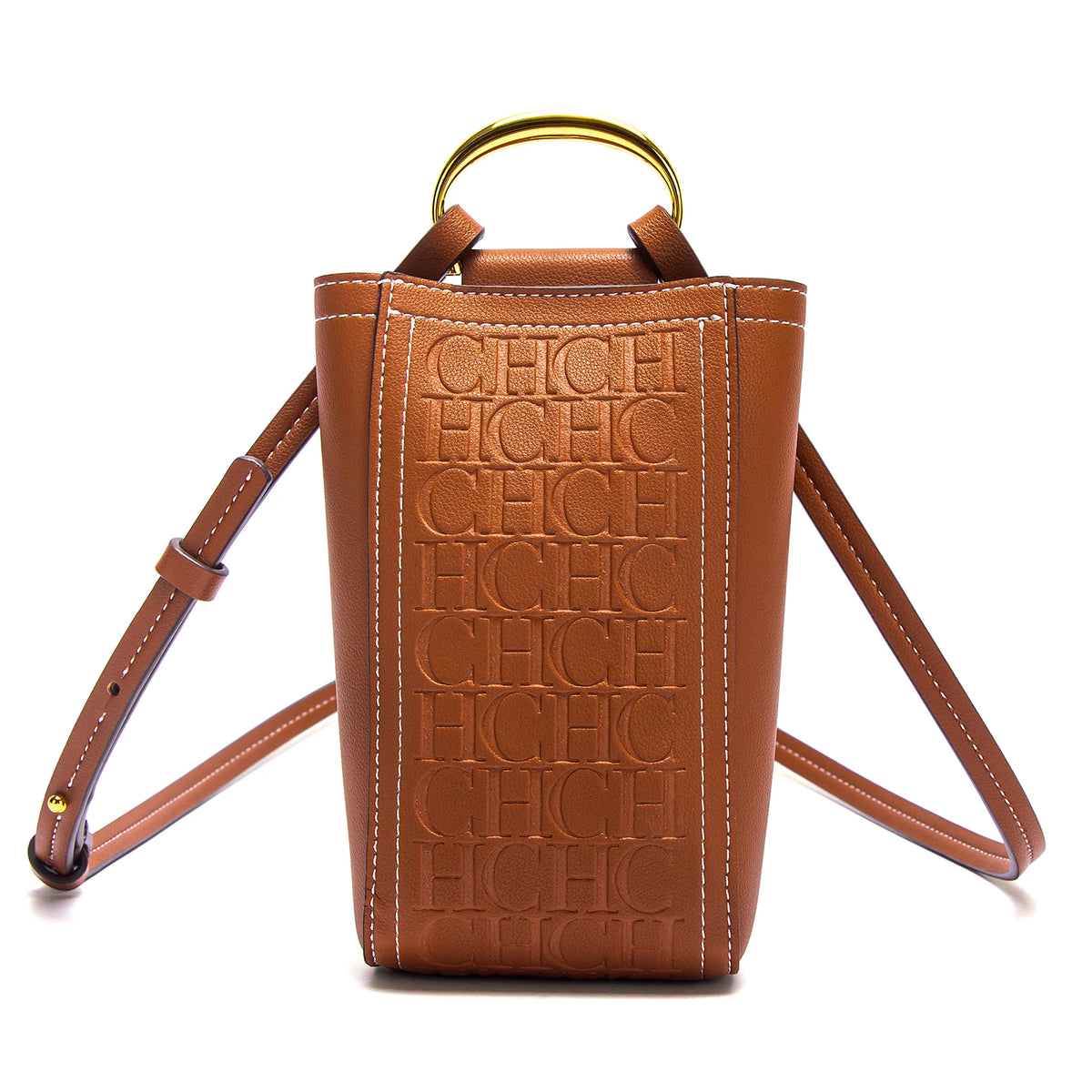 Women's crossbody bag, solid color, for cell phone and credit cards