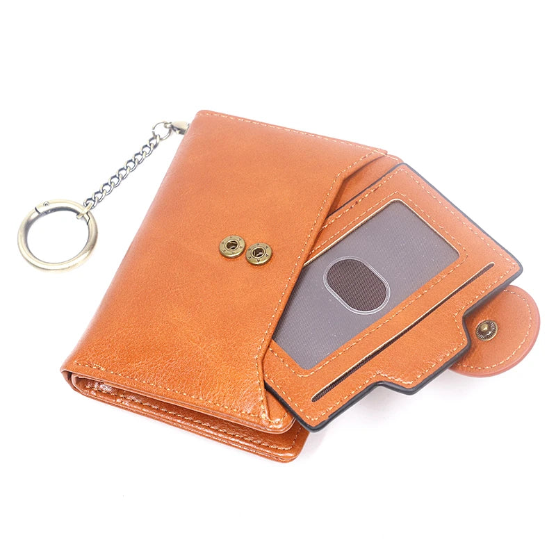 Retro leather women's wallet