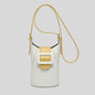 Women's handbag in premium leather, with an elegant vintage style