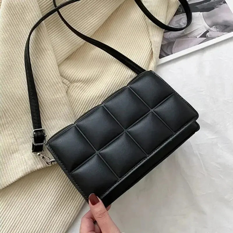 Classic Women's Shoulder Bag with Top Handle – Small, Leather, Crossbody