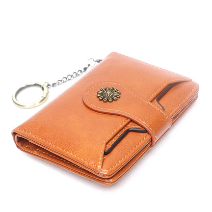 Retro leather women's wallet