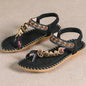 Women's bohemian style flip-flops
