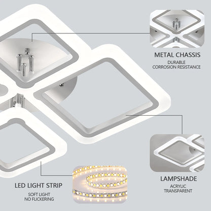 Nordic minimalist pendant light with LED, ideal ceiling chandelier for bedrooms, living rooms and residential lighting decor