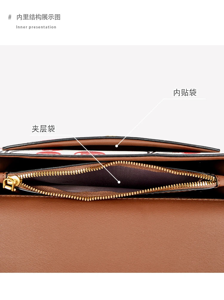 Classic, high-quality women's shoulder bag