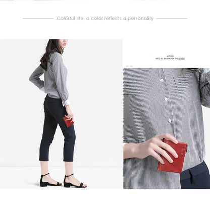 Unisex wallet in genuine leather, compact, with a sophisticated design and RFID-protected compartment for cards