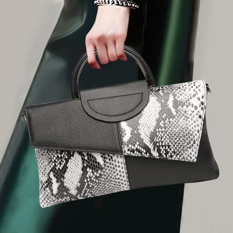 High-Quality Soft Leather Women's Bag (Crossbody/Shoulder/Handheld) – Modern and Sophisticated Design