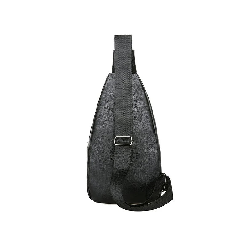 Men's PU shoulder bag, fanny pack, crossbody bag