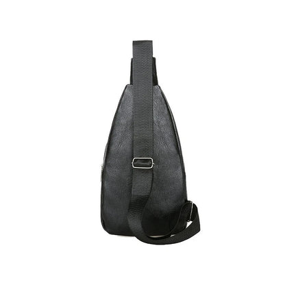 Men's PU shoulder bag, fanny pack, crossbody bag