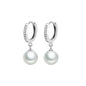 Earrings with Natural Freshwater Pearls in 925 Sterling Silver