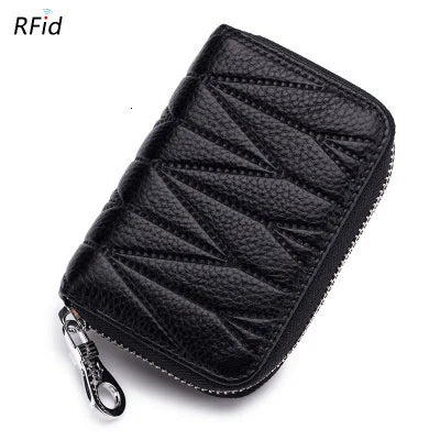 Women's wallet in genuine leather with RFID for card