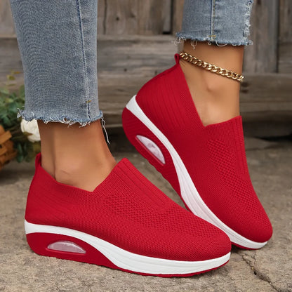Women's sneakers with cushioning, non-slip, orthopedic, platform, breathable