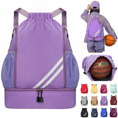 Unisex sports backpack with large capacity and various colors