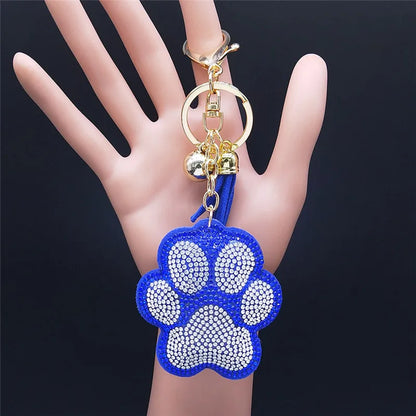 Ladybug keychain with a beautiful and charming crystal pendant
