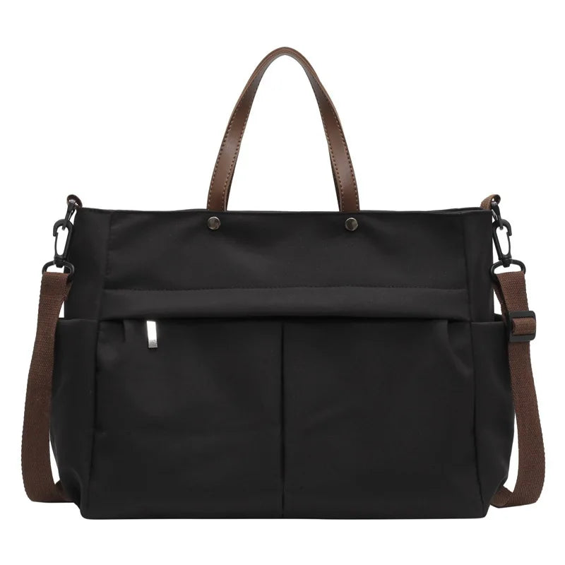 Women's Large-Capacity Nylon Tote Bag (Shoulder or Hand-Carry)