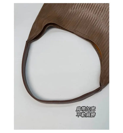 Women's High-Quality leather tote bag, vintage style, model 2025