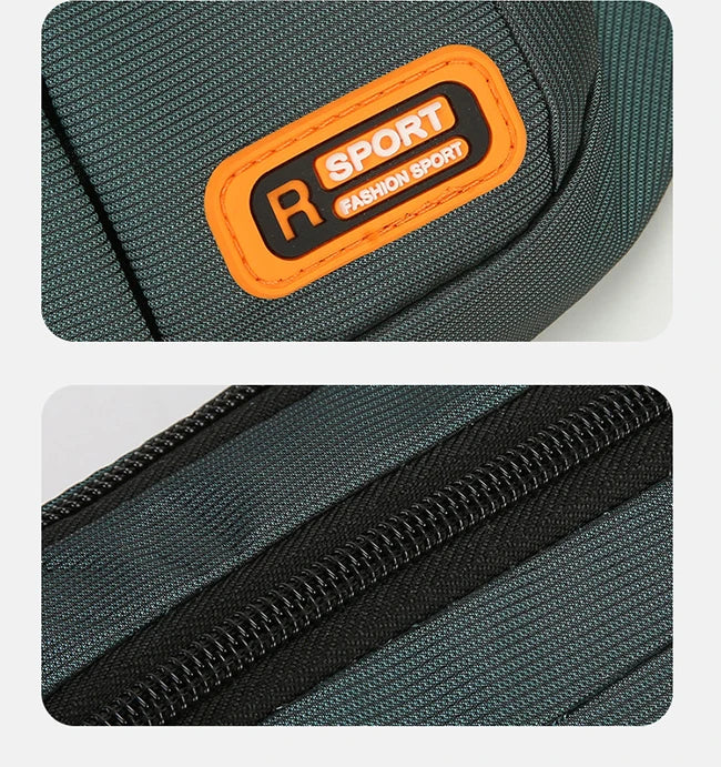 Multifunctional unisex waist bag with large capacity and waterproof properties
