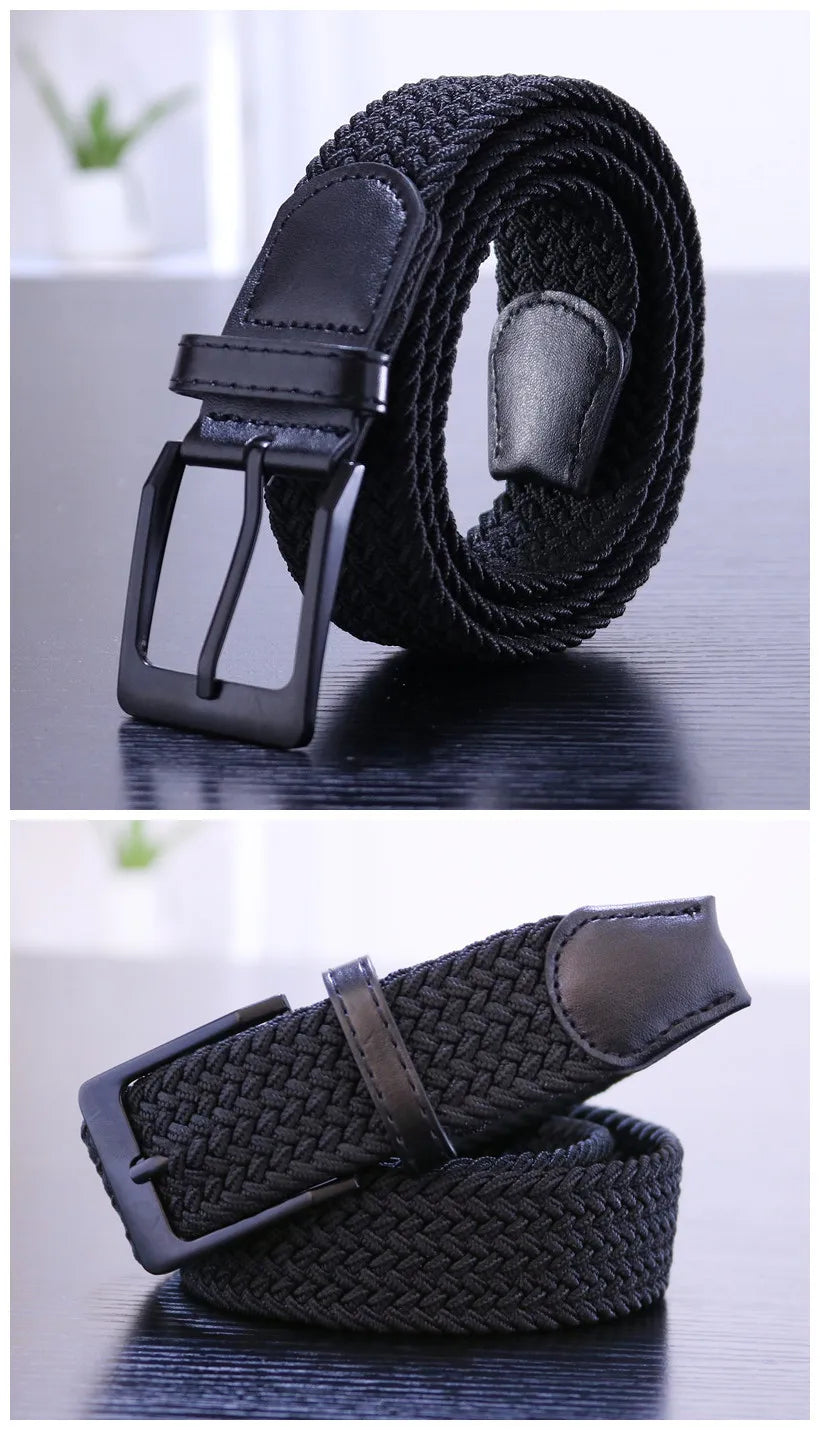 Men's canvas belts, tactical military style, with metal buckle