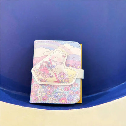 A women's wallet ideal for teenagers, featuring a cartoon design.